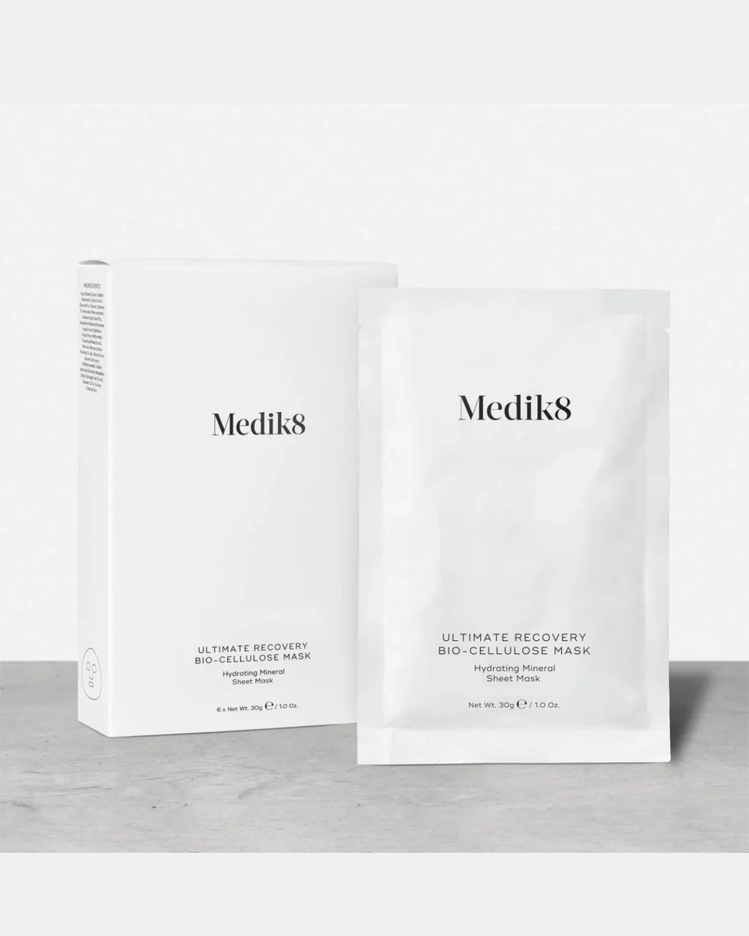 Medik8 Ultimate Recovery Bio-Cellulose Mask.